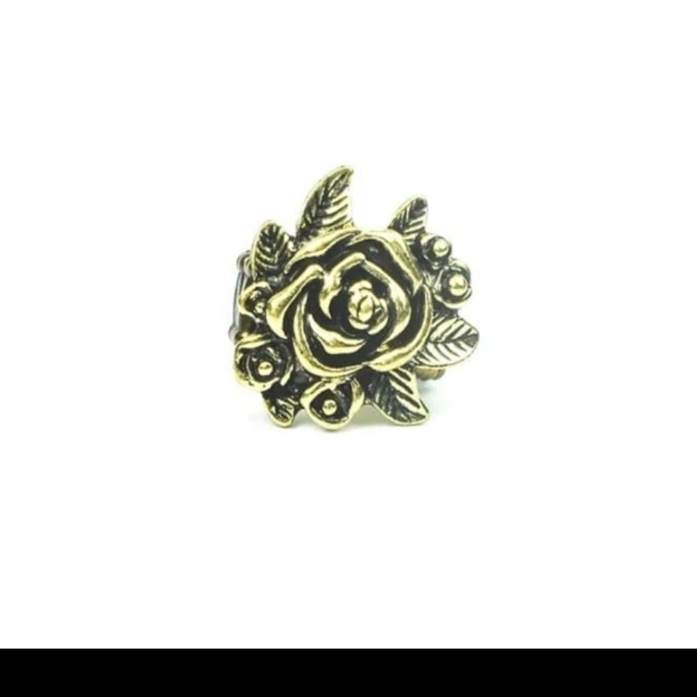 Bouquet Bonanza Brass Paparazzi Antique Brass Cluster Statement Ring